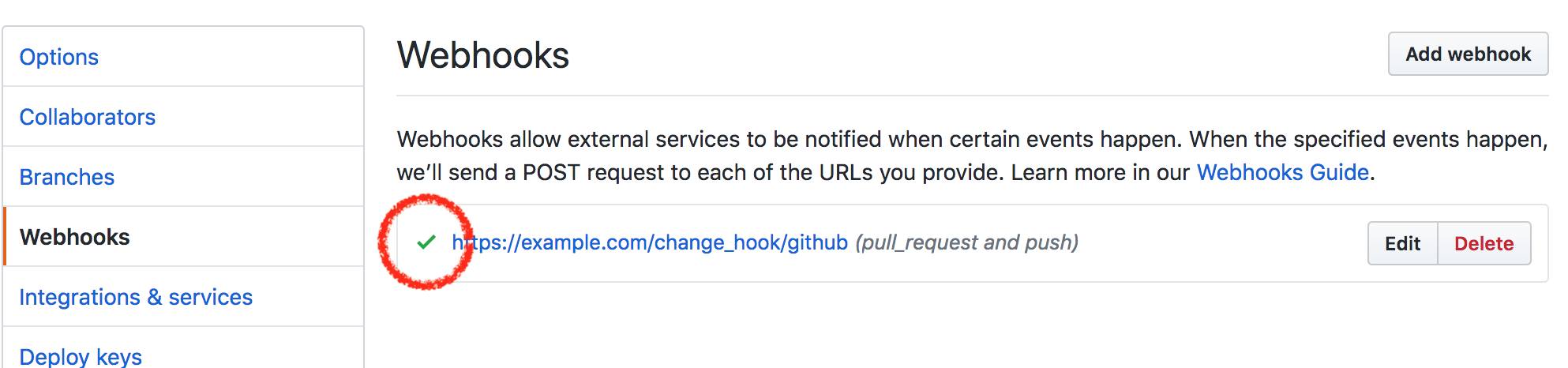 GitHub Webhook Success GitHub Webhook Success